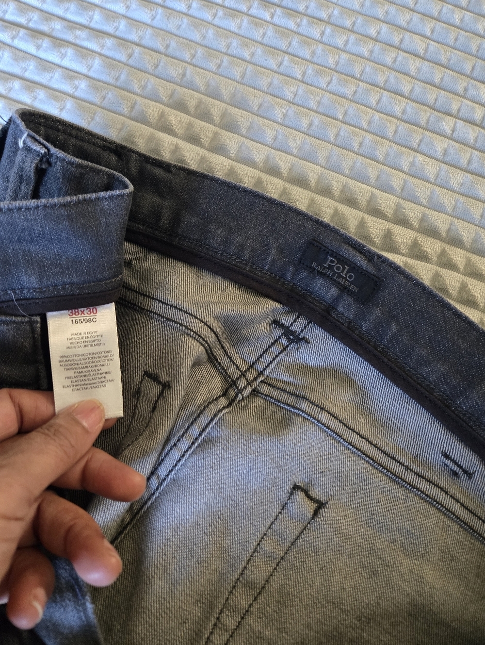 Polo by Ralph Lauren Indigo Relaxed Men’s Jeans - Picture 3 of 4